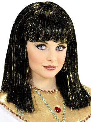 Dječja Perika Kleopatra sa Zlatnim Pramenovima