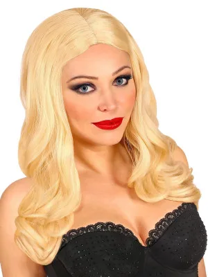 Perika Duga Blond Valovita
