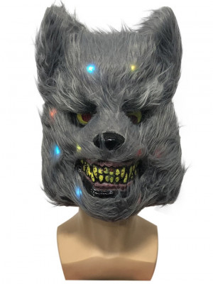 Maska Vukodlaka s Bljeskajućim LED Diodama