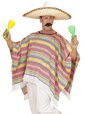 Kostim za Maškare Pončo za Meksikanca Mexico
