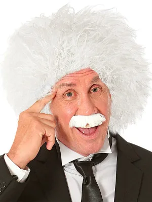 Einstein Karnevalska Perika s Brkovima