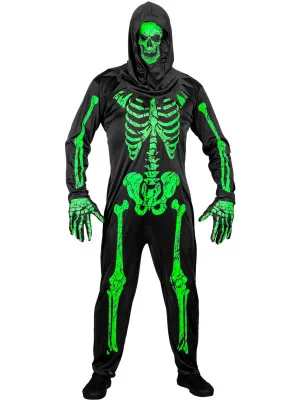 Muški Kostim Zeleni Skeleton 